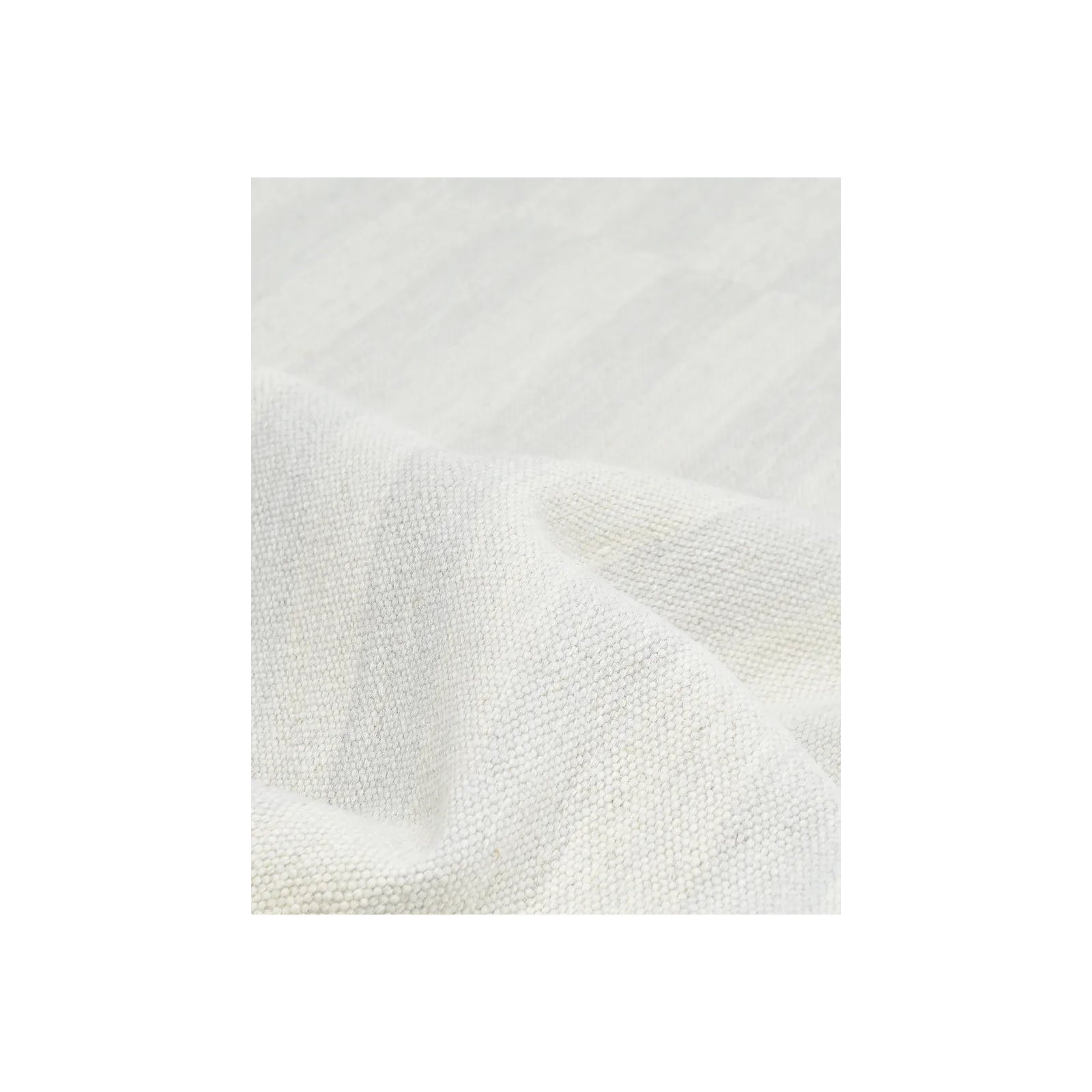 Reva Handmade Ivory Rug, Rectangle 5' x 8'