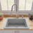 26.75'' L Single Bowl Fireclay Kitchen Sink-55799700