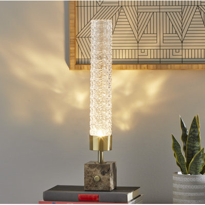 Lampe de table 19 po en laiton Nezaket