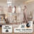 Heavy Duty Rolling Garment Rack 3 Tiers Adjustable Wire Shelving Clothes Rack with 2 Rods and Side Hooks,Storage Closet Clothing Rack with Wheels Chrome-129866573