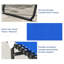4 Reclining Patio Seat - Breathable Mesh, For Outdoor, Blue Portable Yard Sun Lounger ,