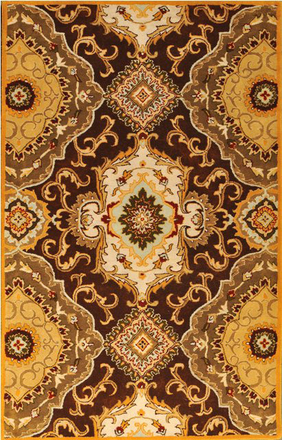 Cisbrough Wool Geometric Indoor Rug, Square 1'6"