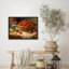Strawberry Basket Framed Wall Art Prints - Fresh strawberries still life for kitchen-125212108-125212115