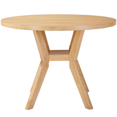 42“ Solid Wood Round Dining Table