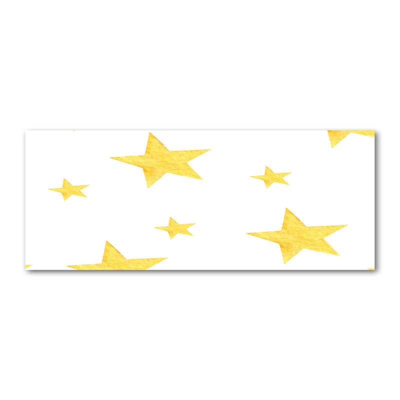 Yellow Stars - Print, 50cm H x 125cm W x 2cm D, Canvas