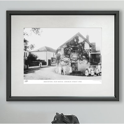 Braunton, Old House, Church Street 1900 - Single Picture Frame Print