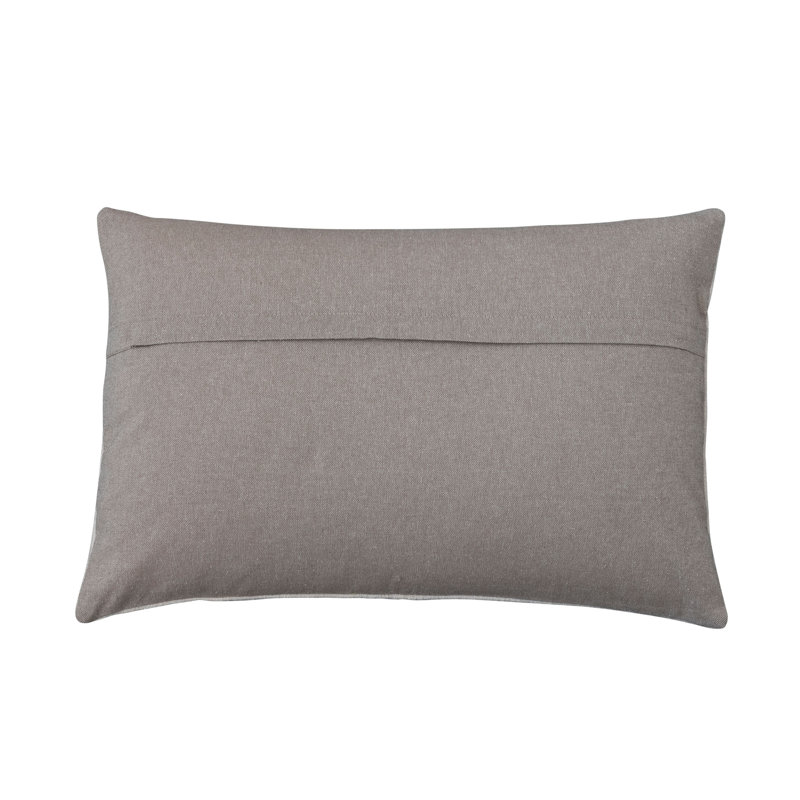 100% Cotton Lumbar Rectangular Pillow Cover & Insert