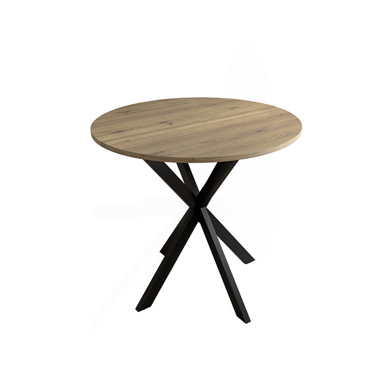 Round Dining Table, Small Circle Kitchen Table, Modern Dining Room Table