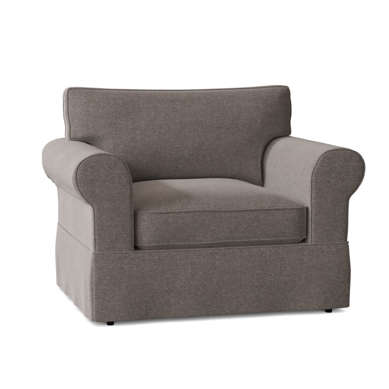 Fauteuil à housse large Kingsbridge, Pavé Crafty