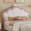 Pink Velvet Hydraulic Storage Bed-1717190029