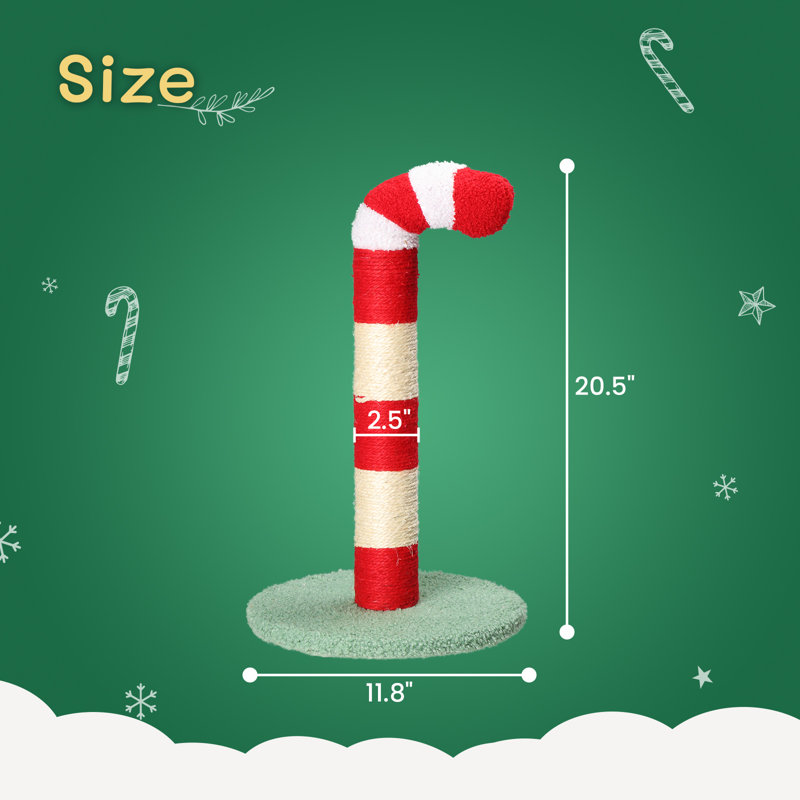 Grattoir 20,5 po Christmas Cane