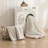 Bedsure Full Comforter Set, Beige Soft Prewashed Bedding, 3 Pieces Striped Pleat Bed Set For All Seasons, 1 Comforter And 2 Pillowcases-124410919