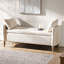 Polyester Upholstered Storage Bench-126352001