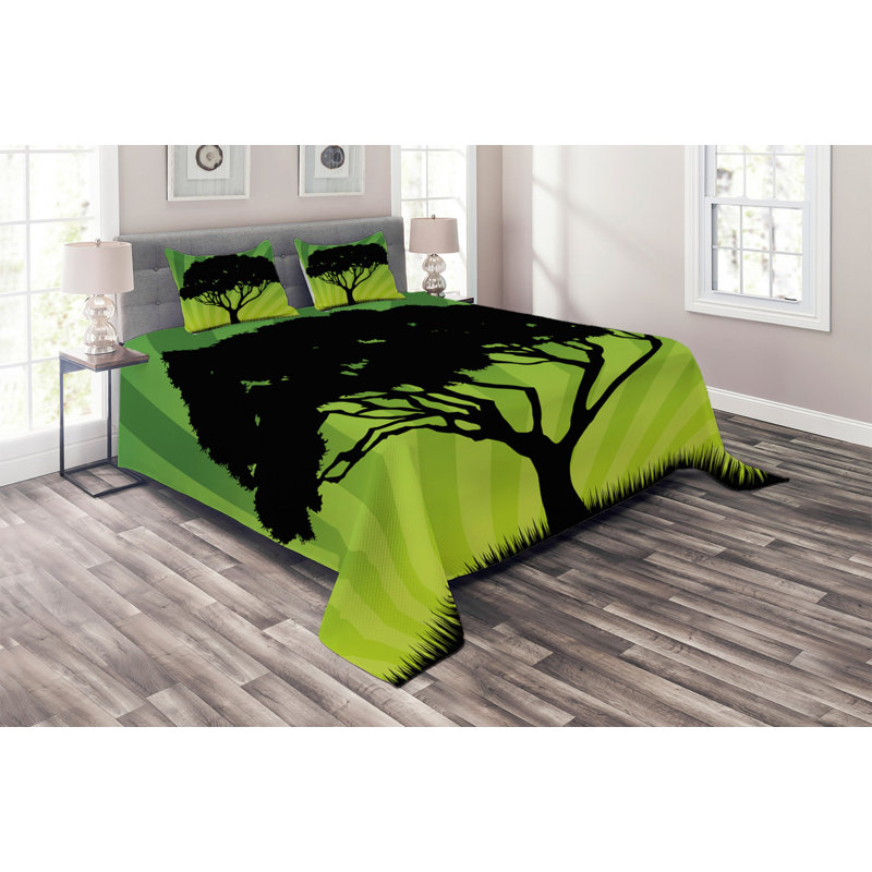 Traditional Polyester Coverlet, King Bedspread + 2 Shams