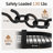 48 Inch Large Ceiling Pot Rack with Lid Organizer, Oval Heavy Duty Hanging Pot Rack for Kitchen Over Island with 20 Hooks, Matte Black