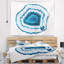 Tapisserie abstraite en cristal agate-28491052