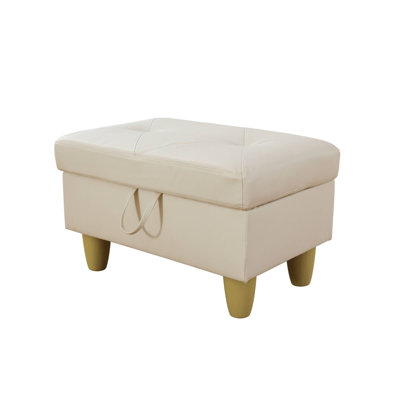 Canapé de salon blanc en similicuir