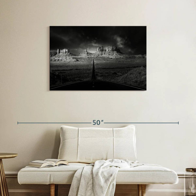 Mehar Monument Valley Monochrome, 24" H x 36" W