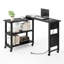 Table d'appoint à 360 ° avec station de charge, table de bout à 2 niveaux avec roulettes, pochette de rangement dissimulée et bureau mobile pour ordinateur portable-1418968364