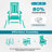 Outdoor Patio HDPE Rocking Adirondack Chair-930783622