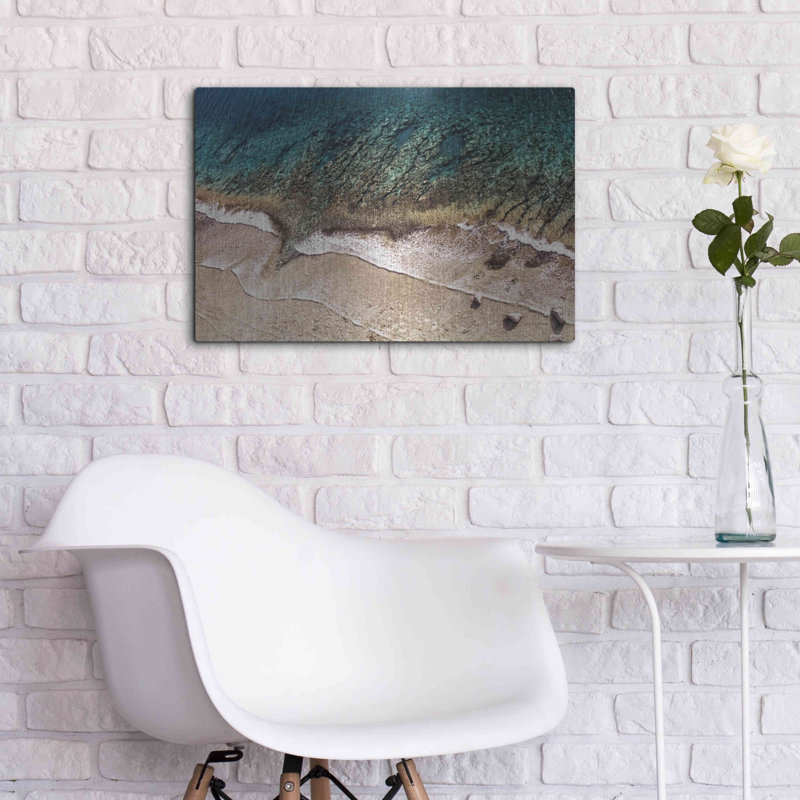 «Sand And Sea» par Debra Van Swearingen, H 16 po x l 24 po