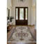 Tapis marocain beige en coton et polyester à imprimé numérique Madeline Collection-704815300