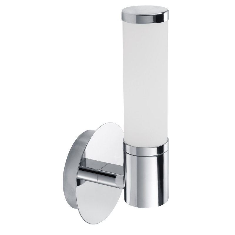Melorie Armed Sconce, Chrome, 10.63" H x 28" W x 6.81" D