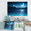 «Romantic Moon Over Deep Blue Sea I», photographie sur toile-59284329-59284328