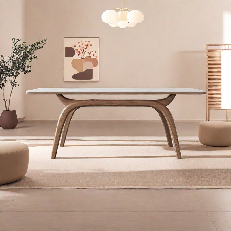 Beyanka Household simple dining table, 30.3"H x 55.1"L x 31.4"W