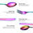 Emrick Stainless Steel With Titanium Colorful Plated, Multicolor Flatware Set, Silverware, Rainbow Color