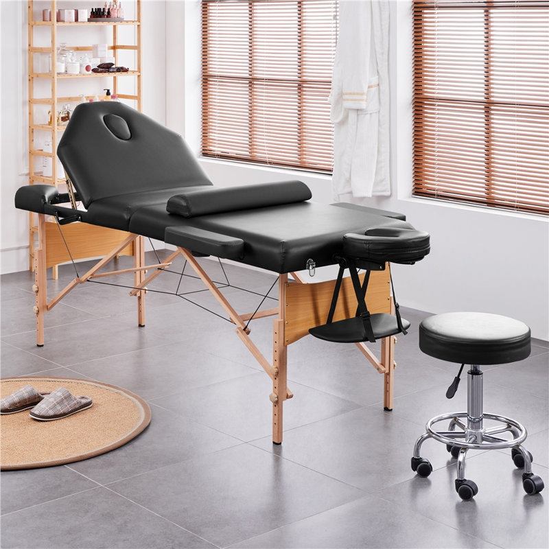  3 Folding Adjustable Massage Bed 