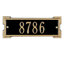 Roanoke 1-Line Wall Address Plaque