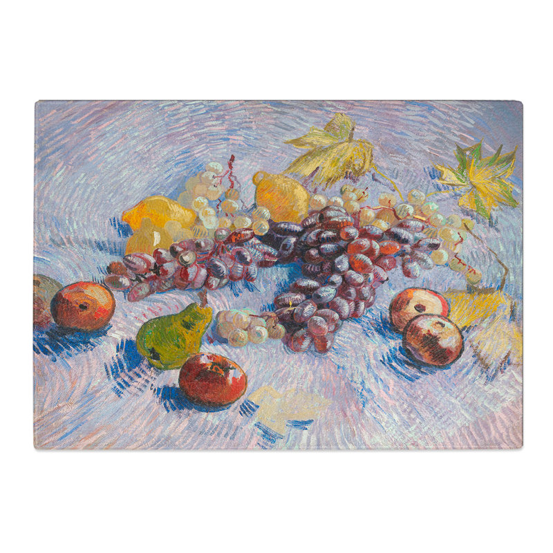 Fruit by Vincent Van Gogh Chopping Board, 0.4cm H x 20cm W x 28.5cm L