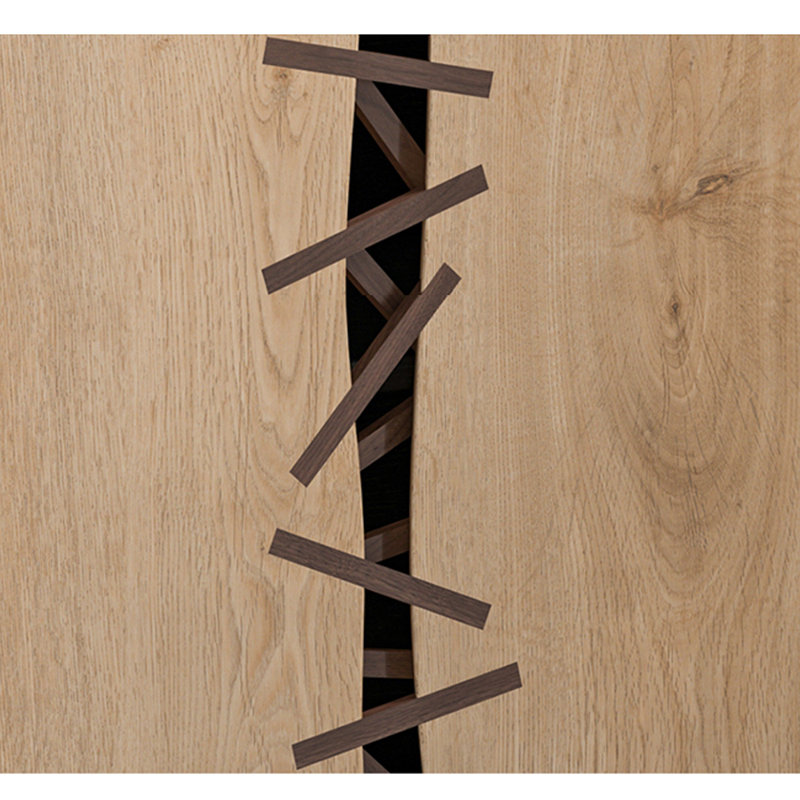 Armoire d'appoint Minimal Black, H 33,46 po x l 47,24 po x P 15,75 po