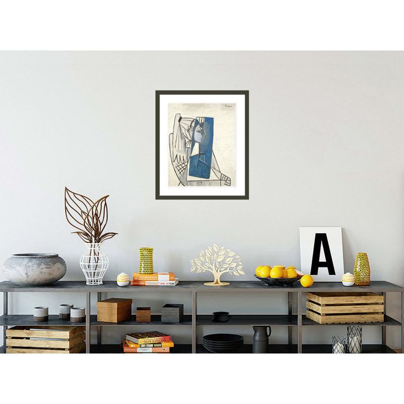 Portrait de Sylvette David par Pablo Picasso, impression giclée sur cadre, H 27,48 po x l 23,5 po
