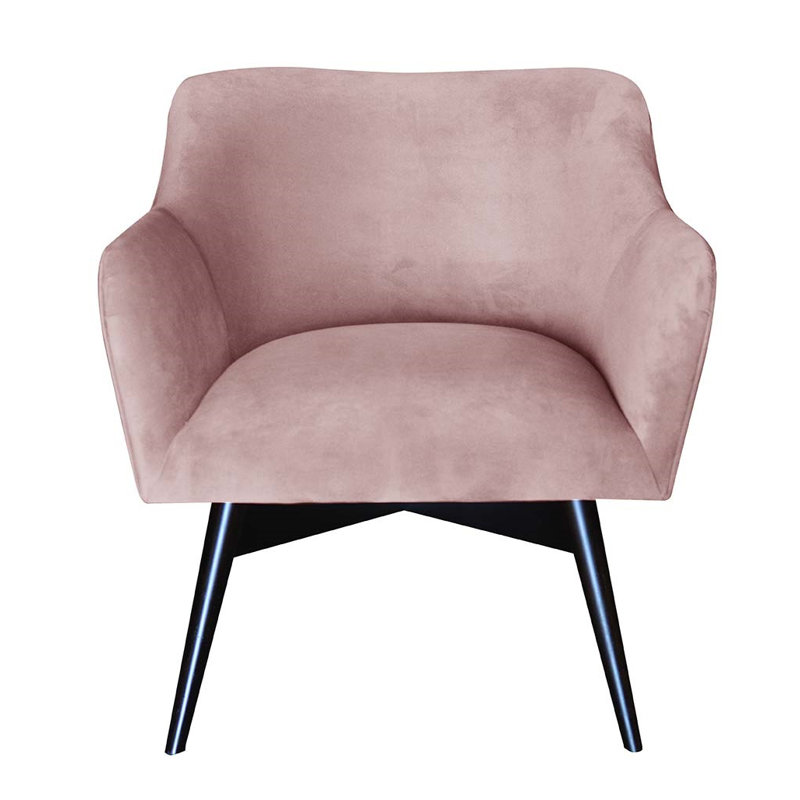 Pepi Upholstered Armchair, Light Pink