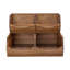 Rangement de bac empilable en bois d'acacia
