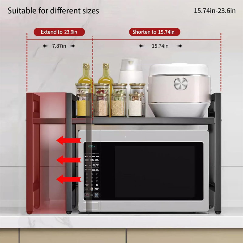 60 cm Steel Standard Baker's Rack with Microwave Compatibility