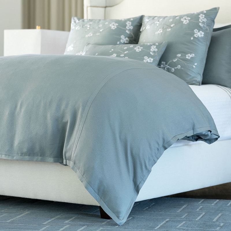 Gia Duvet Cover, Queen Duvet Cover, Ivory