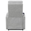 Fauteuil inclinable capitonné