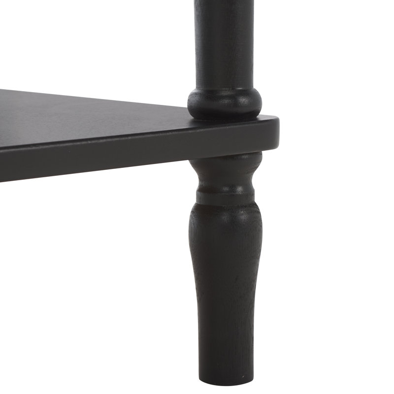 Ferda Haven 2 Drawer Small Console, Matte Black