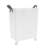 Plastic Rolling Laundry Hamper with Handles-743114417-742995309