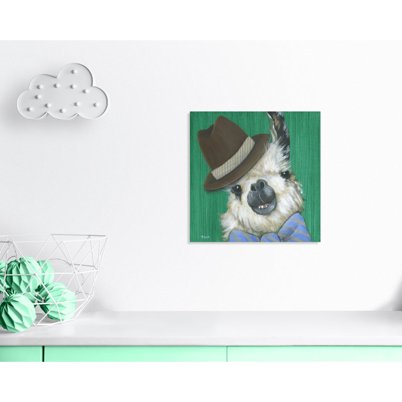 Art sur toile llama, H 24 po x l 24 po x P 1,5 po