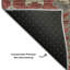 Tapis rouge Prisco lavable à la machine de qualité supérieure-1465265161