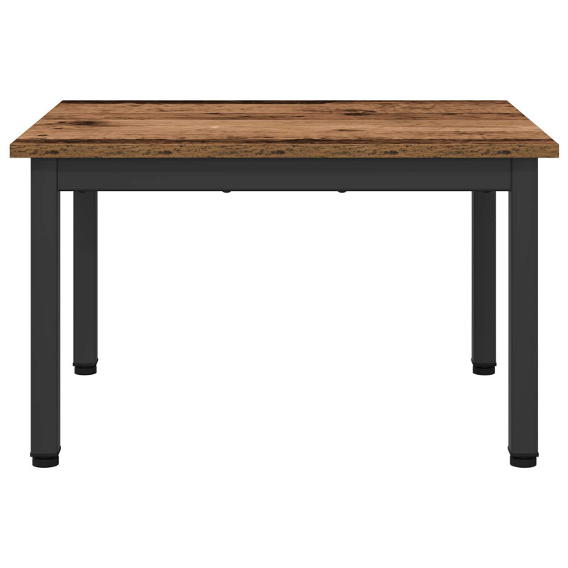 Coffee Table, Black, 36cm. H x 60cm. L x 50cm. W, Old Wood