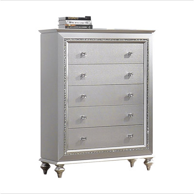 Commode à finition champagne Kaitlyn
