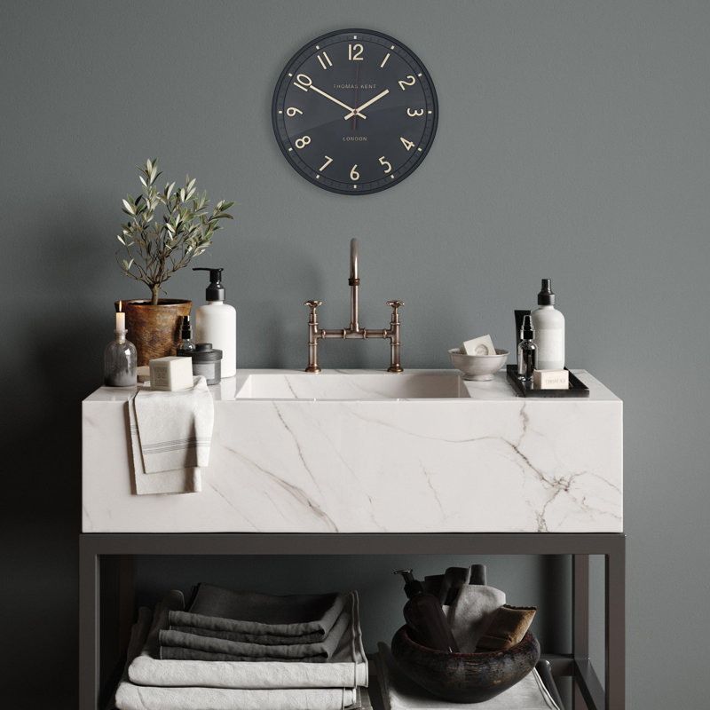 Ridhi Wall Clock, Grey