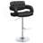 Black And Chrome Adjustable Bar Stool