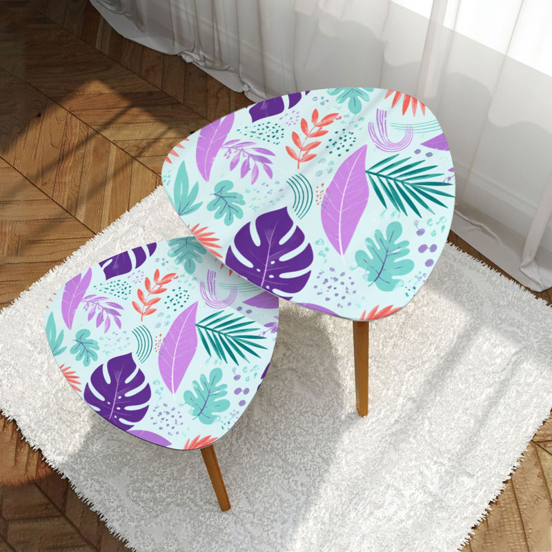 Ensemble de 2 tables basses gigognes Triangle Nesting