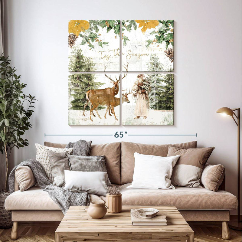 Lelend Wooded Holiday II doré